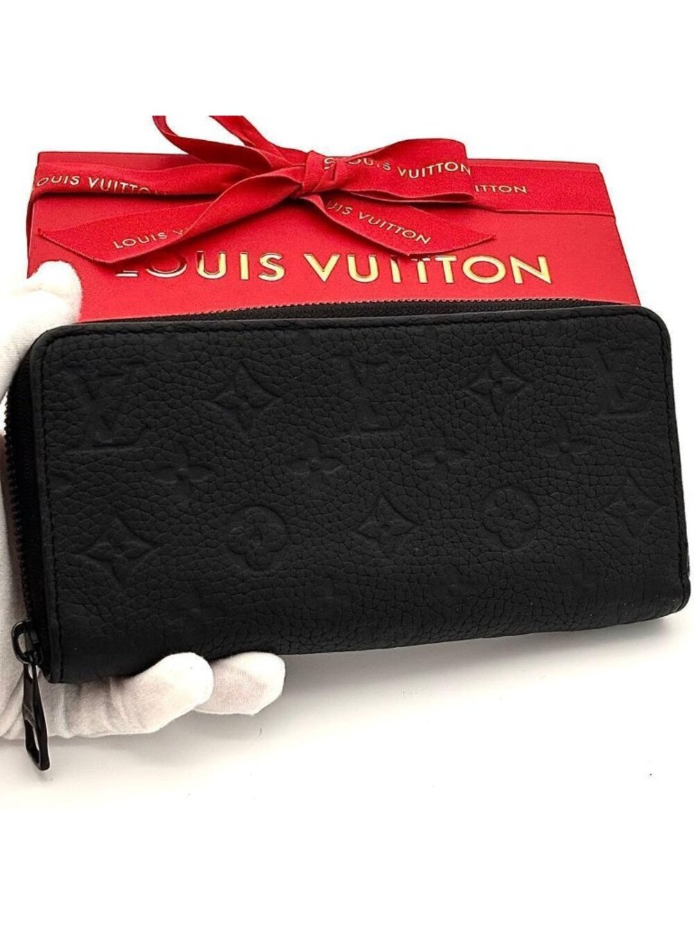Louis Vuitton Wallet Zippy Horizontal Black